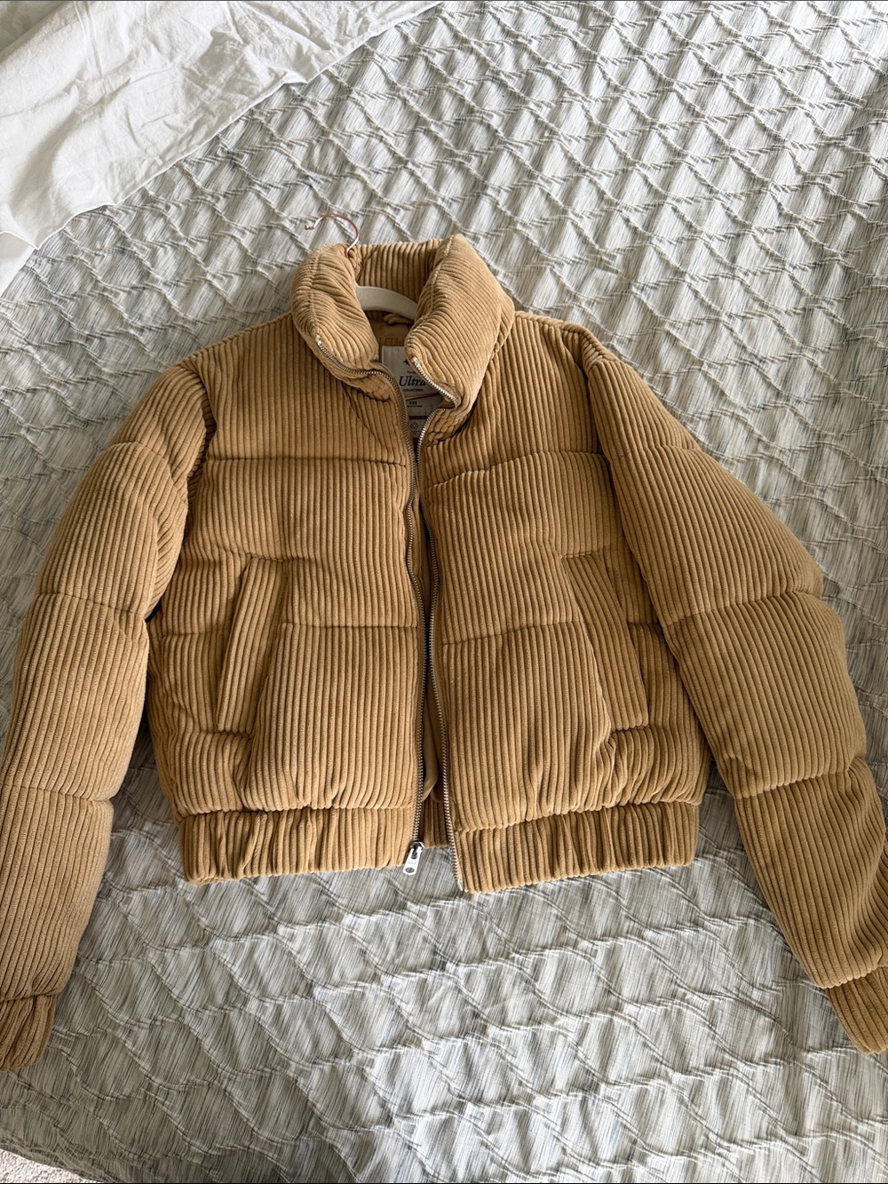 Abercrombie & Fitch Corduroy Puffer Jacket